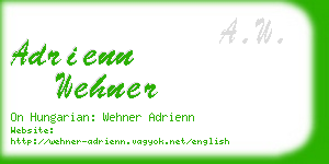 adrienn wehner business card